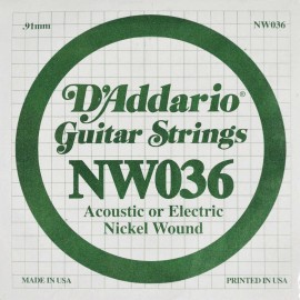 CUERDAS D ADDARIO    MOD. NW-036